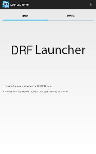 DRF Launcher screenshot 1