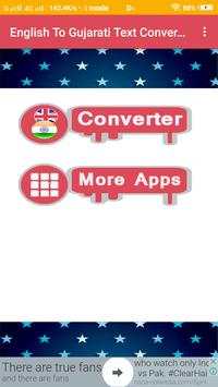 English To Gujarati Text Converter - Type Gujarati screenshot 1