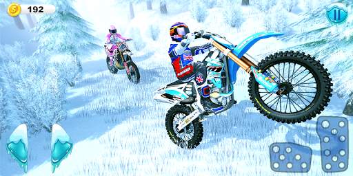 Offroad Snow Bike Driver 2K20 - Stunt Bike Racing screenshot 1