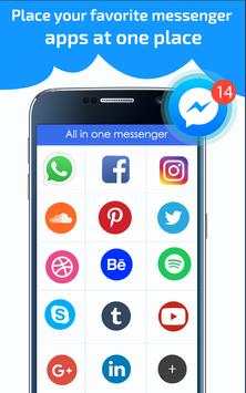 Social Media Apps - All in one Messenger screenshot 1