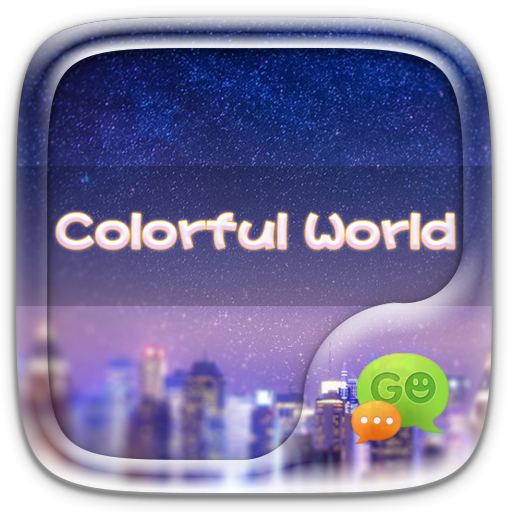 GO SMS PRO COLORFULWORLD THEME icon