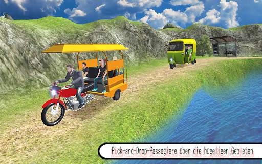 Offroad Auto Rikscha Tuk Tuk Fahren Simulator screenshot 2