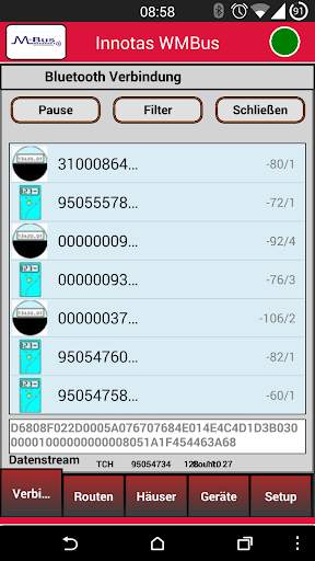 wM-Bus Reader screenshot 2