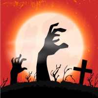 Zombie fighter logo