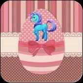 Surprise Eggs Cute Unicorn logo
