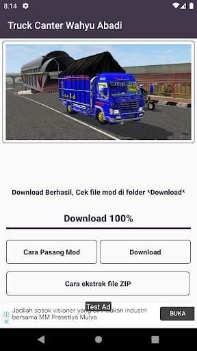 Bussid Truck Canter Mod Indonesia screenshot 5