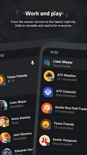 Zello PTT Walkie Talkie screenshot 5