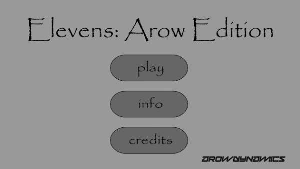 Elevens: Arow Edition screenshot 1