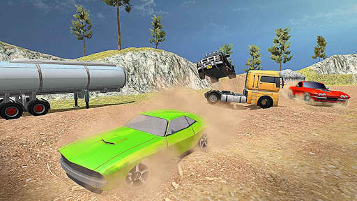 American Muscle Car Racing Mega Ramp Jump screenshot 6