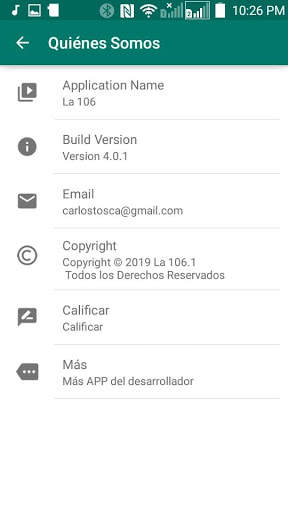 La 106 APP screenshot 6