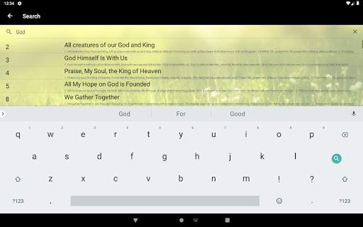 Adventist Hymnal with piano sheet screenshot 12