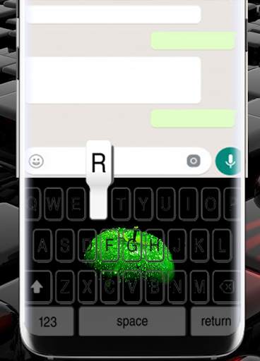 Green Apple Keyboard Theme screenshot 3