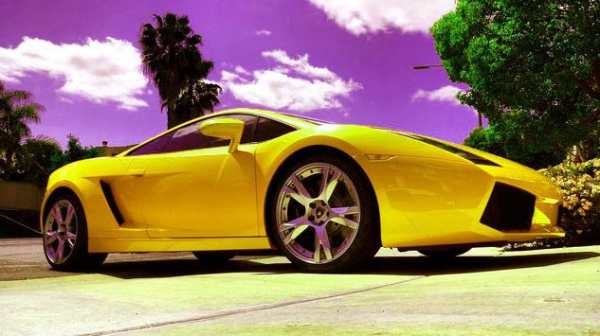 Lamborghini car racing simulator screenshot 1