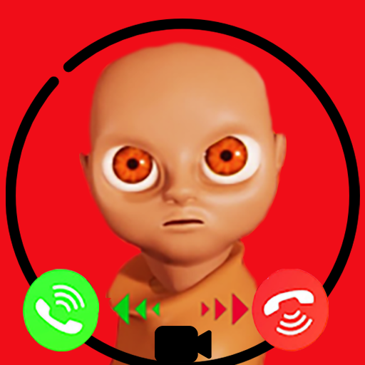 Scary Baby fake Call and video Chat icon
