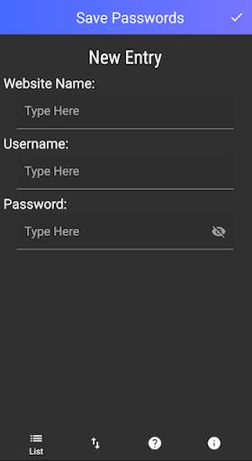 Save Passwords скриншот 2