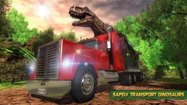 Angry Dino Transporter Truck screenshot 4