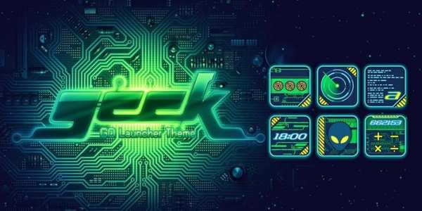 Geek GO Launcher Theme screenshot 5