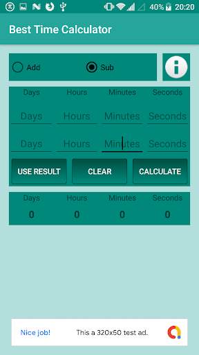 Best Time Calculator - Days-Hours-Minutes-Seconds 4 تصوير الشاشة