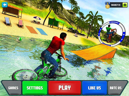 Water Surfer Floating BMX Bicycle Rider Racing screenshot 6