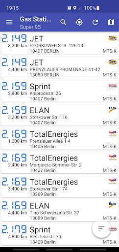 Gas stations screenshot 2