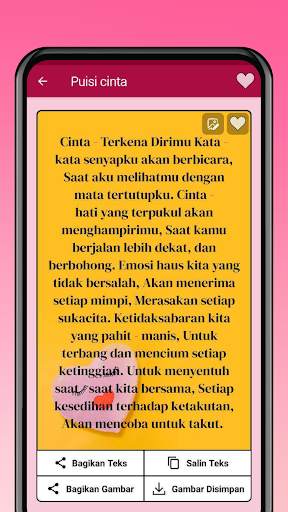 Puisi cinta untuk dia & dia screenshot 8