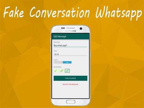 Fake Conversation For Whatsapp screenshot 1