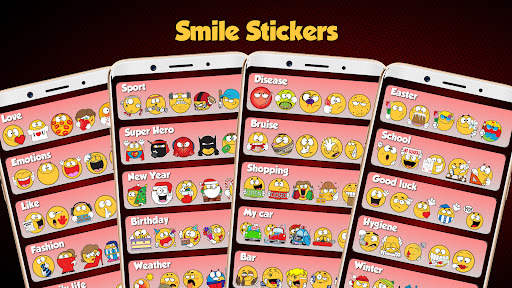 Smile Stickers for WhatsApp screenshot 1