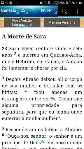 Holy Bible New International Version(Portugues) screenshot 5
