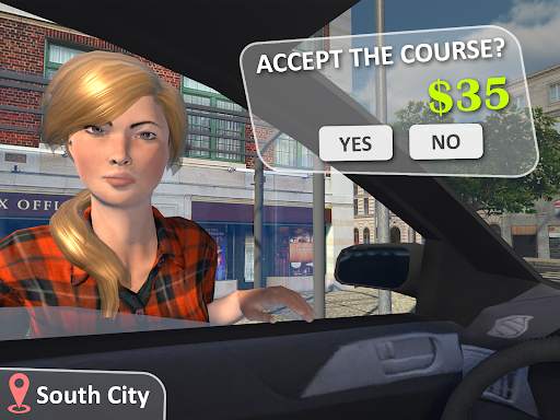 City Taxi Driving Simulator 3D screenshot 10