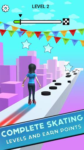 Super Sky Roller - Sky Skating Game screenshot 5