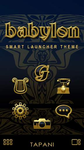 Smart Launcher theme Babylon screenshot 1