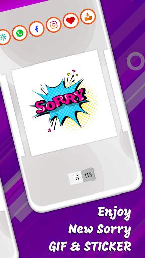 Sorry GIF : Sorry Stickers For Whatsapp screenshot 4
