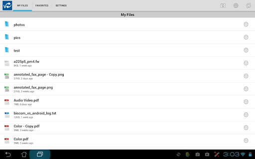 Biscom Verosync Mobile screenshot 6
