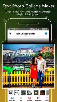 Text Photo Collage Maker screenshot 1