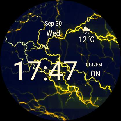 Electric Energy Watch Face - Wear OS Smartwatch screenshot 12