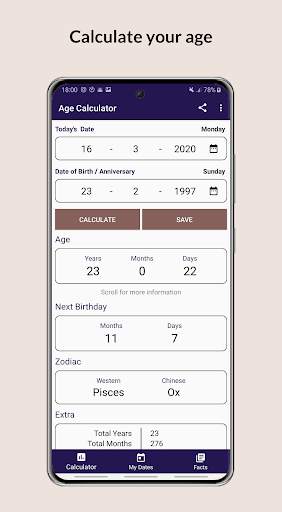 Age Calculator screenshot 1