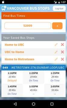 Vancouver Bus Stops screenshot 6
