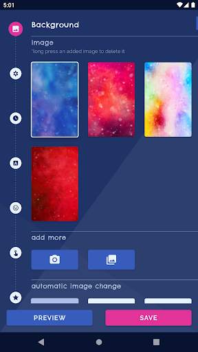 Gold Stars Live Wallpaper screenshot 1