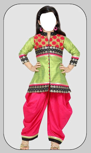 Kids Party Wear Patiala Suit screenshot 1