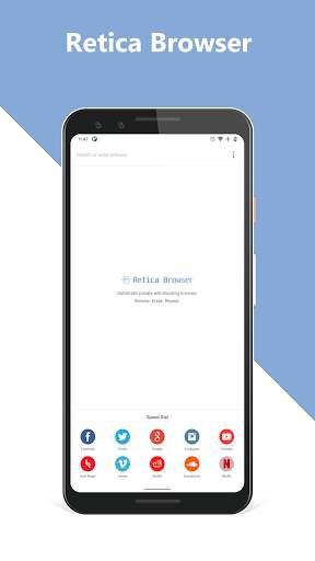 Anti-Blokir - Retica Browser screenshot 1