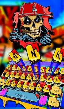 Live 3D Skull Monster Keyboard Theme screenshot 1
