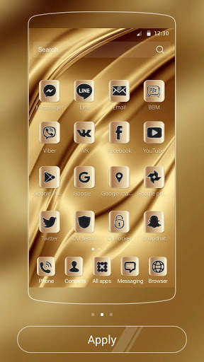 Royal Gold Boss Theme screenshot 2