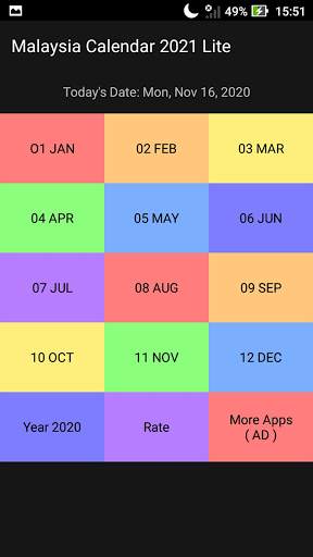 Malaysia Calendar 2021 Lite screenshot 5