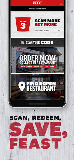 KFC UKI Mobile Ordering Offers and Rewards screenshot 2