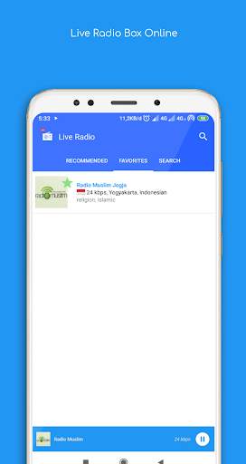 Live Radio Box Online - Radio FM & AM screenshot 2