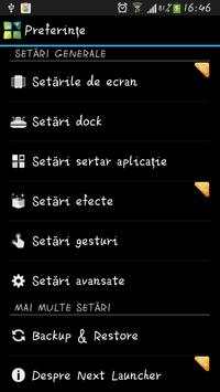 Next Launcher Romanian Lang screenshot 3