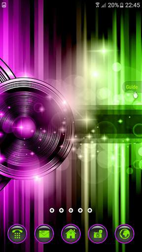 Music Vibes Launcher Theme screenshot 4
