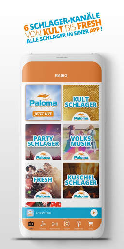 Schlager Radio Paloma - 100% Deutscher Schlager 1 تصوير الشاشة