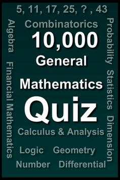 General Mathematics Quiz screenshot 1