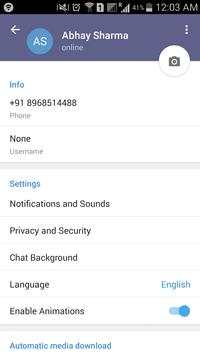 Telegram mini स्क्रीनशॉट 5
